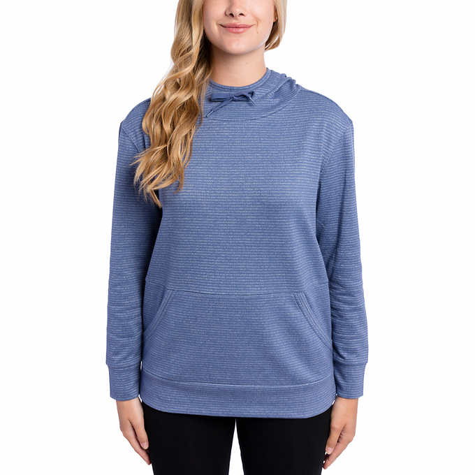 Champion Ladies' French Terry Hoodie - Light Blue (L) - oddros.shop